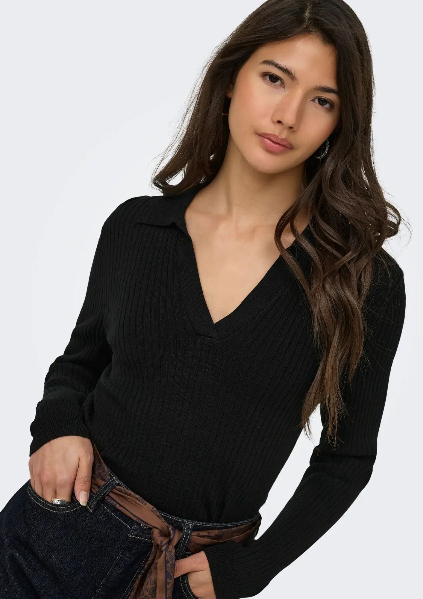 Only Pullover Donna Kaya Nero 15344841 Black ONLY 