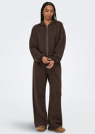 Only Felpa Donna Scarlett Marrone 15346449 Bracken ONLY 