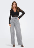 Only Top Donna Nikka Nero 15355839 Black ONLY 