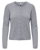 Cardigan Donna Grigio Light Grey Melange 15368959 Light Grey Melange ONLY 