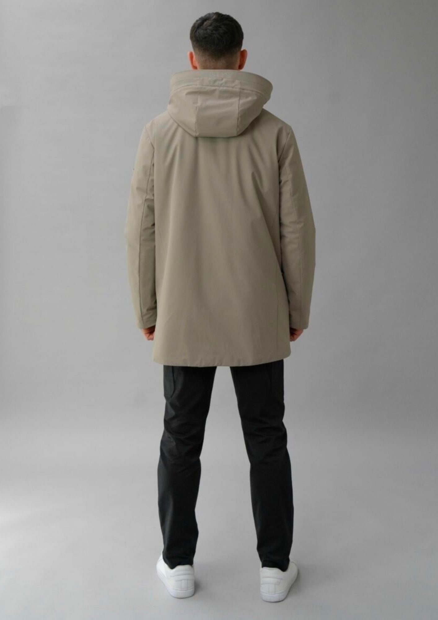 Parka non trapuntato con imbottitura intermedia Hhgh 26 Alluminium RIMA348J F0120 113 RIHUNIK 