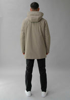 Parka non trapuntato con imbottitura intermedia Hhgh 26 Alluminium RIMA348J F0120 113 RIHUNIK 