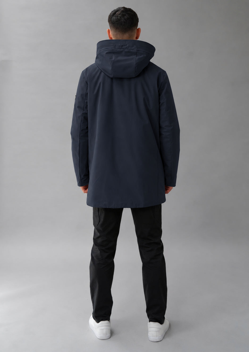 Parka non trapuntato con imbottitura intermedia Hhgh 26 Blu Navy RIMA348J F0120 888 RIHUNIK 
