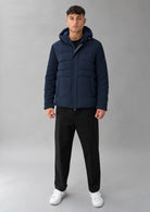 Giubbino corto con cappuccio Nivek 26 Blu Navy RIMA363J F0056 888 RIHUNIK 