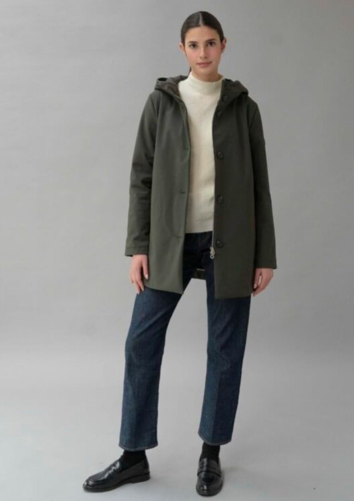 Capospalla non imbottito Amelia Sur 26 Verde Sherwood RIW550J F0280 154 RIHUNIK 