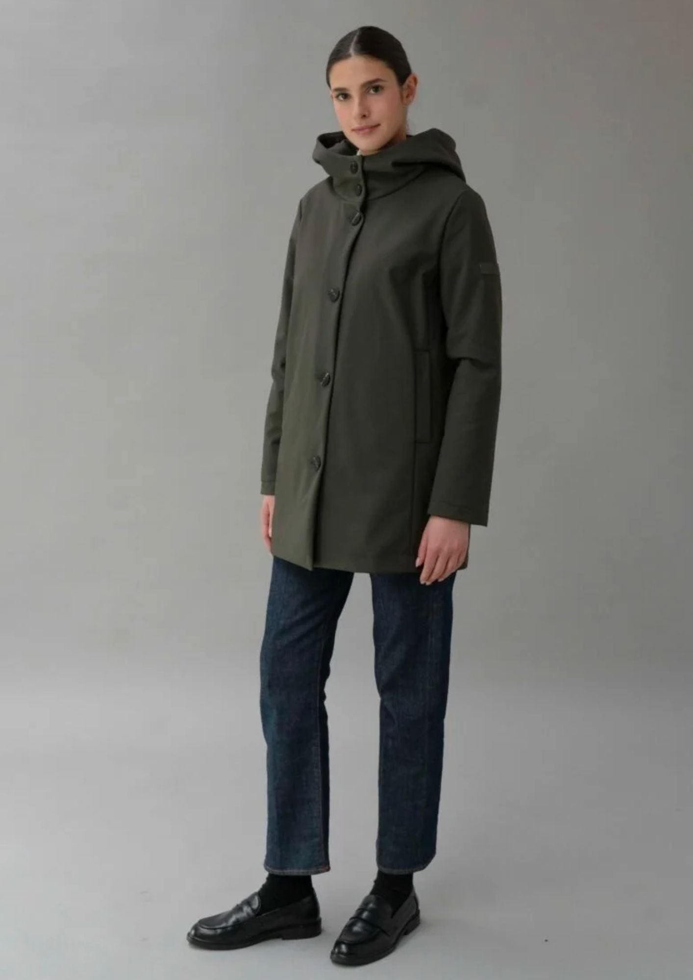 Capospalla non imbottito Amelia Sur 26 Verde Sherwood RIW550J F0280 154 RIHUNIK 