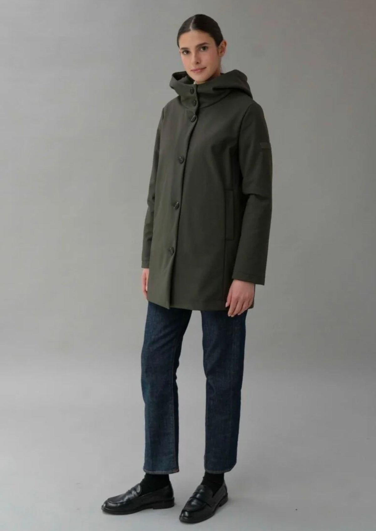 Capospalla non imbottito Amelia Sur 26 Verde Sherwood RIW550J F0280 154 RIHUNIK 