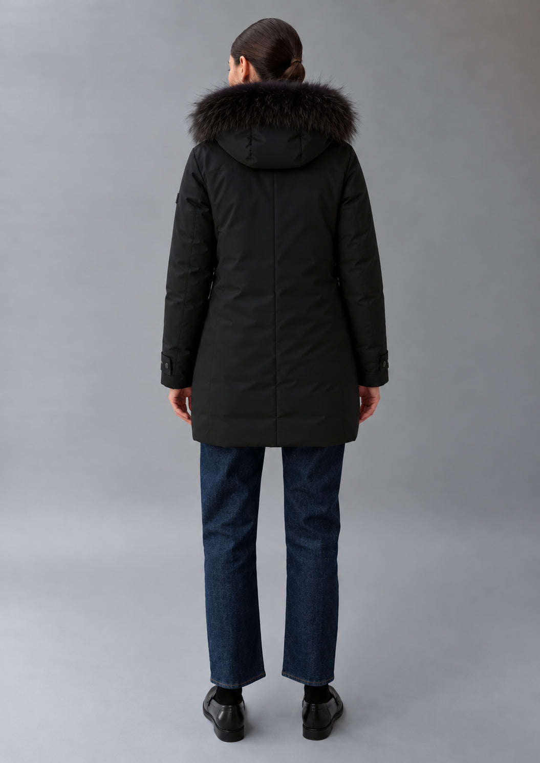 Capospalla non trapuntato con imbottitura intermedia Nizza 26 Nero RIW562J F0120 999 RIHUNIK 