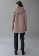 Capospalla realizzato in velluto liscio stretch Amelia 26 Lilac Bud RIW570J F0012 149 RIHUNIK 