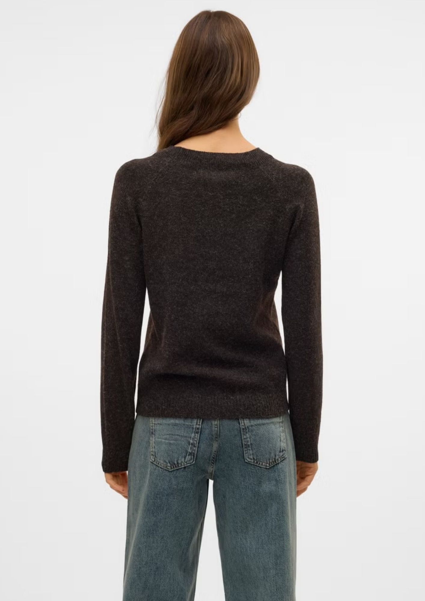 Vero Moda Pullover Donna Doffy Marrone 10201022 Chocolate Torte VERO MODA 