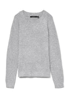 Vero Moda Pullover Donna Doffy Grigio 10201022 Light Grey Melange VERO MODA 