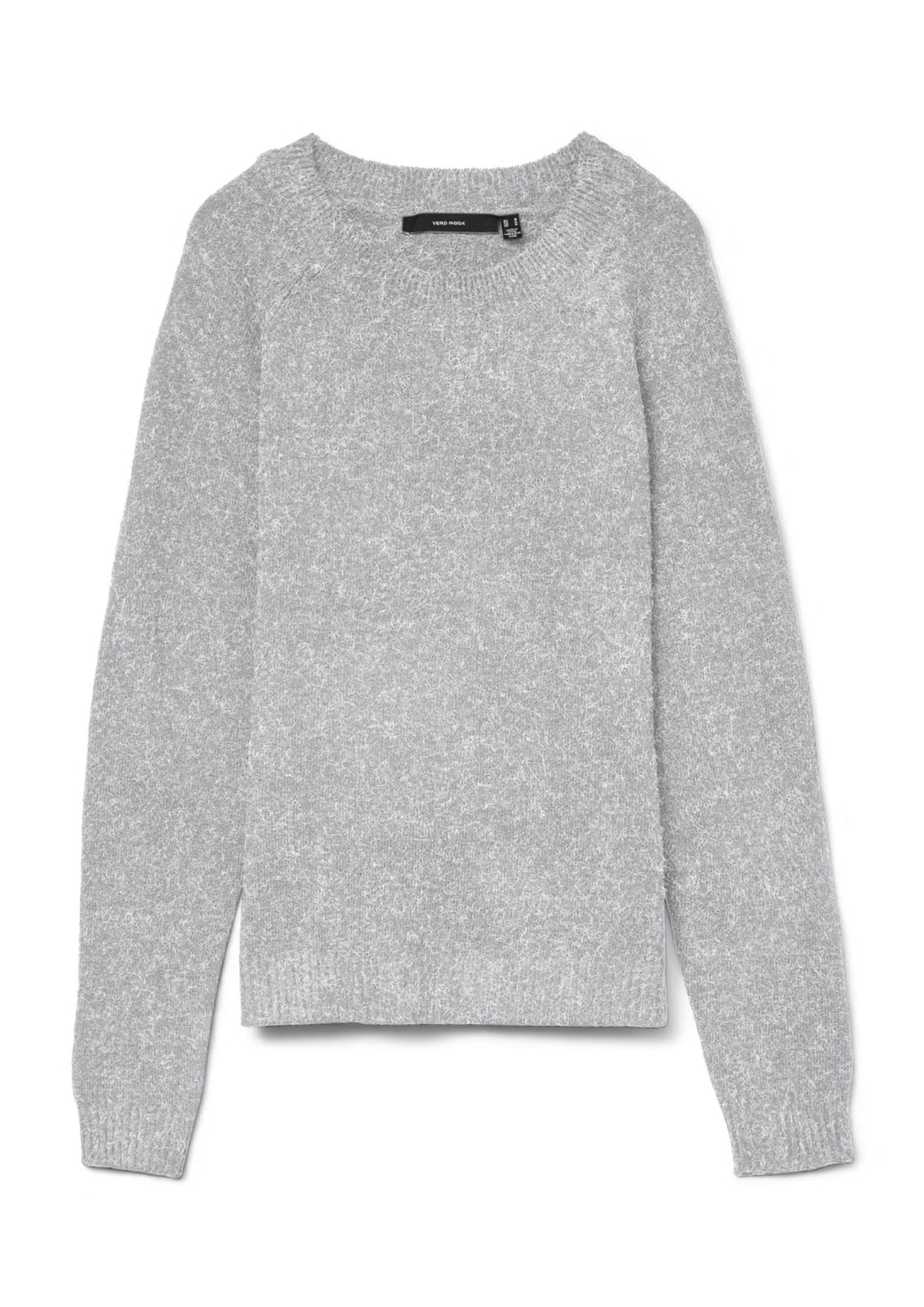 Vero Moda Pullover Donna Doffy Grigio 10201022 Light Grey Melange VERO MODA 