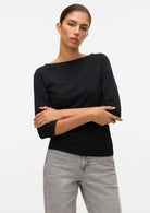 Vero Moda Maglia Donna Panda Nera 10274133 Black VERO MODA 