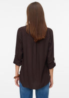 Vero Moda Camicia Donna Bumpy Marrone 10275283 Chocolate Torte VERO MODA 