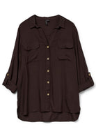 Vero Moda Camicia Donna Bumpy Marrone 10275283 Chocolate Torte VERO MODA 