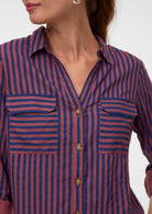 Vero Moda Camicia Donna Bumpy Navy 10275283 Navy Peony VERO MODA 