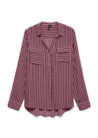 Vero Moda Camicia Donna Bumpy Viola 10275283 Windsor Wine VERO MODA 