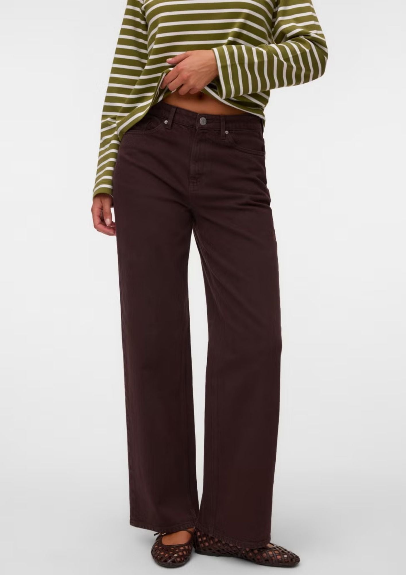 Vero Moda Jeans Donna Tessa Marrone 10288257 Chocolate Torte VERO MODA 