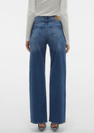 Vero Moda Jeans Donna Tessa Blu Medio 10308153 Medium Blue Denim VERO MODA 