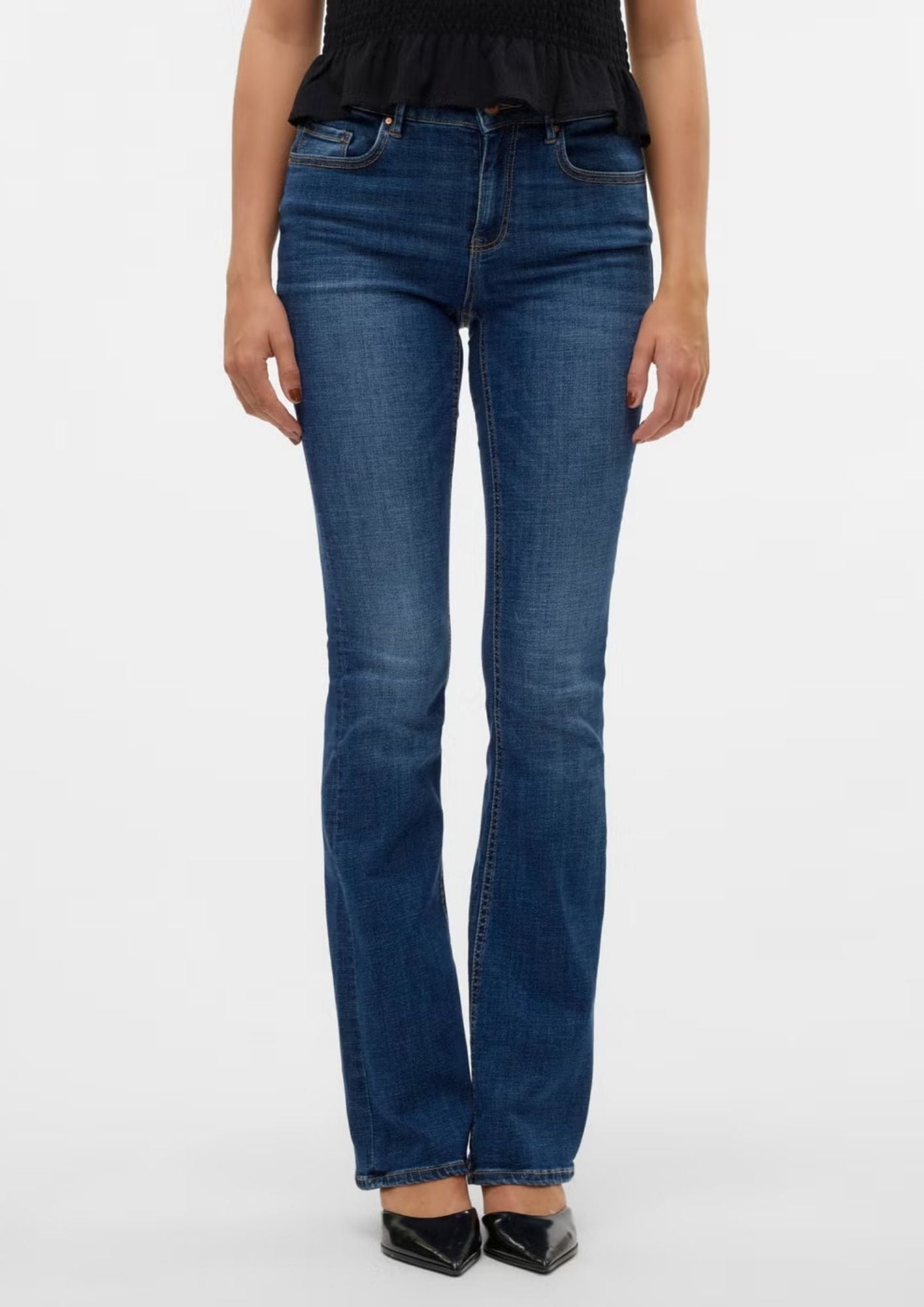 Vero Moda Jeans Donna Flash Blu scuro 10310511 Dark Blue Denim VERO MODA 