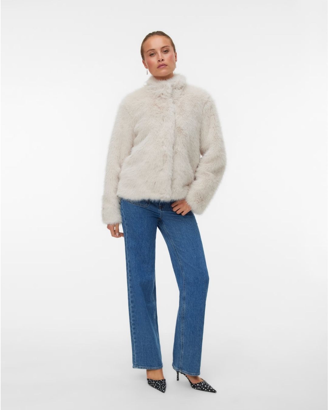 Giacca Invernale Donna Beige Oatmeal 10315328 Oatmeal VERO MODA 
