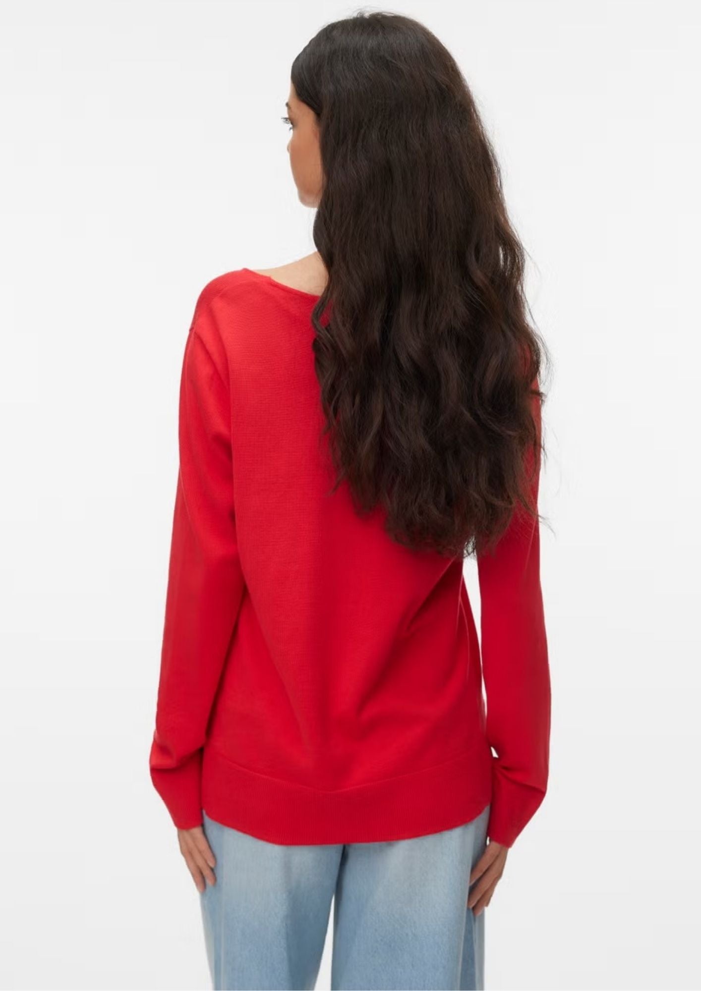 Vero Moda Pullover Donna Silje Rosso 10320451 Biking Red VERO MODA 