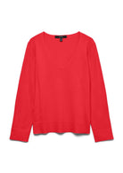 Vero Moda Pullover Donna Silje Rosso 10320451 Biking Red VERO MODA 