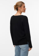 Vero Moda Pullover Donna Silje Nero 10320451 Black VERO MODA 