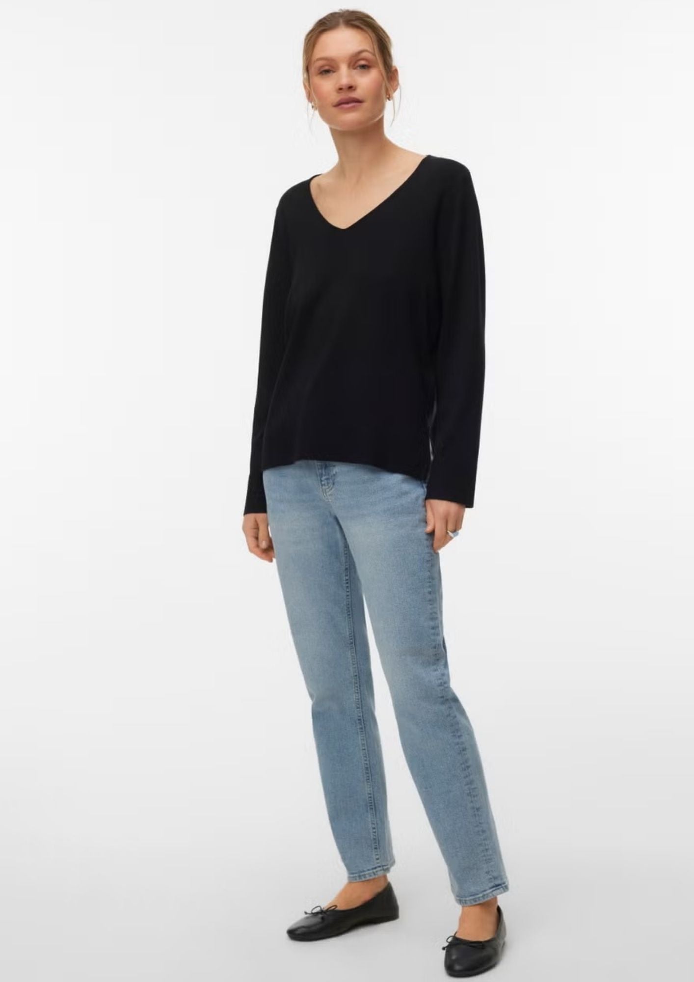 Vero Moda Pullover Donna Silje Nero 10320451 Black VERO MODA 