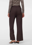 Vero Moda Pantalone Donna Texas Marrone 10334103 Chocolate Torte MELANGE VERO MODA 