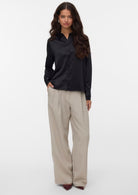 Vero Moda Camicia Donna Merle Nera 10334598 Black VERO MODA 