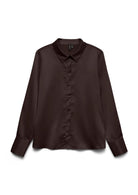 Vero Moda Camicia Donna Merle Marrone 10334598 Chocolate Torte VERO MODA 