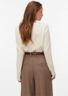 Vero Moda Pullover Donna Silje Beige 10343875 Birch VERO MODA 