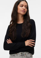 Vero Moda Pullover Donna Silje Nero 10343875 Black VERO MODA 