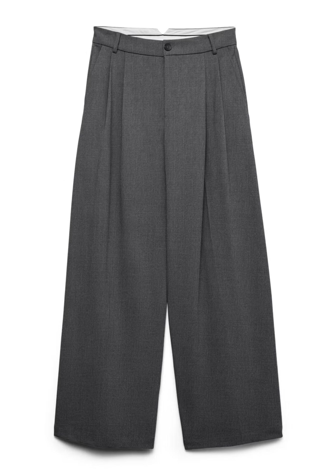 Vero Moda Pantalone Donna Stella Grigio Scuro 10346523 Dark Grey Melange VERO MODA 