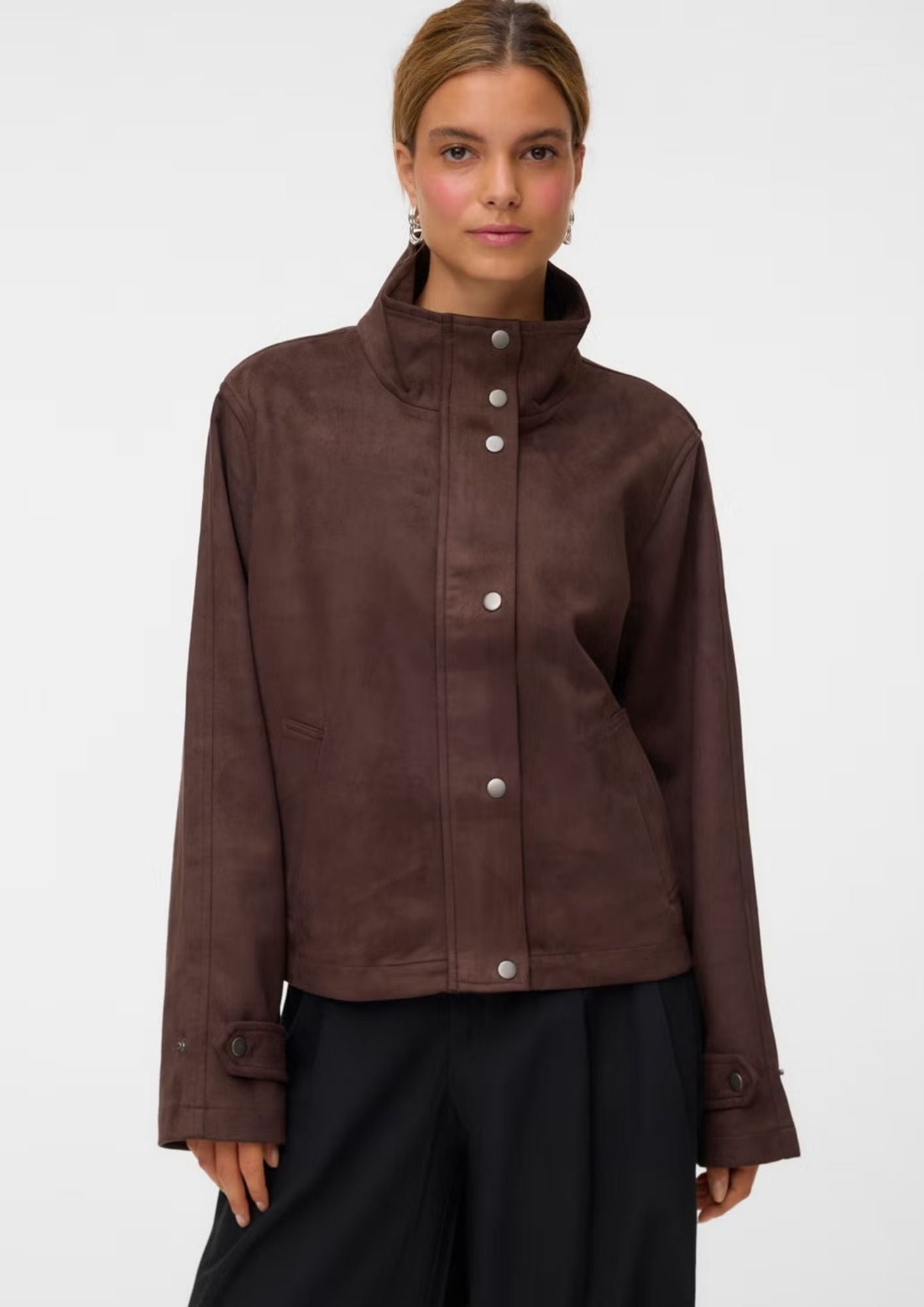 Vero Moda Giubbino Donna Josemaja Marrone 10346625 Coffee Bean VERO MODA 