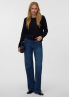 Vero Moda Cardigan Donna Silje Nero 10346655 Black W. DTM BUTTON VERO MODA 