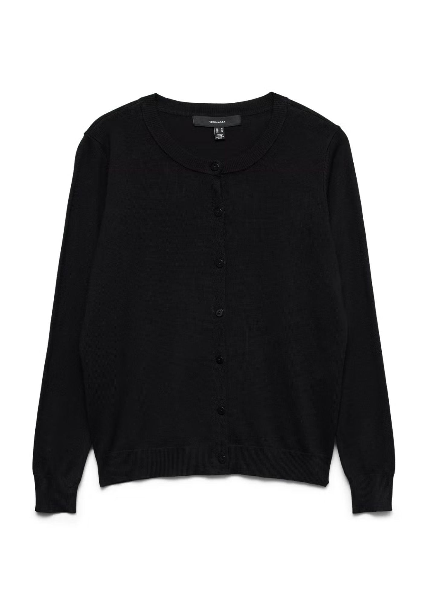 Vero Moda Cardigan Donna Silje Nero 10346655 Black W. DTM BUTTON VERO MODA 