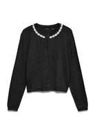 Vero Moda Cardigan Donna Newglory Nero 10346995 Black VERO MODA 