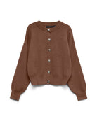 Cardigan in maglia Donna Cocoa Brown 10347061 Cocoa Brown VERO MODA 