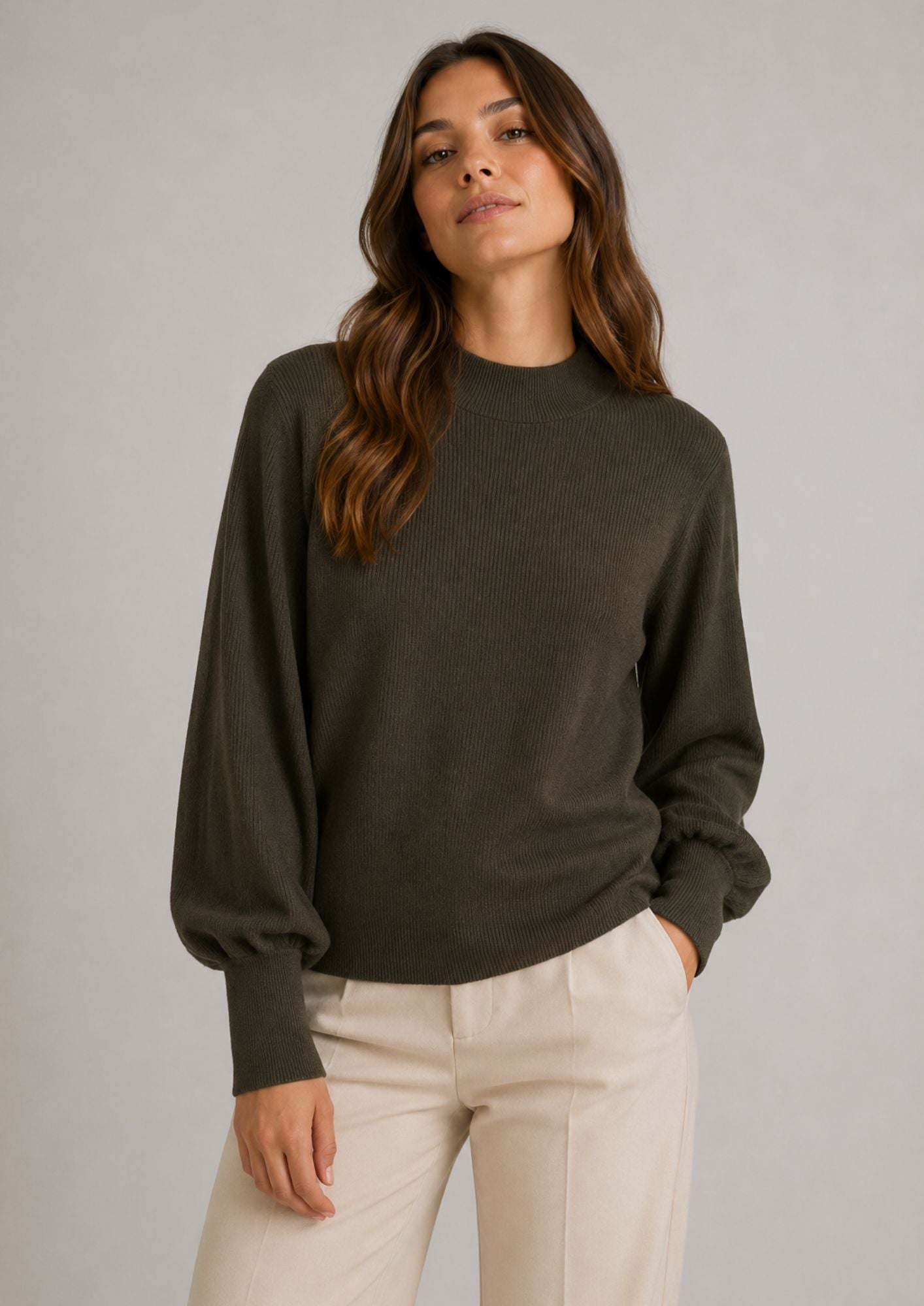 Vero Moda Pullover Donna Hollykaris Verde Foresta 10347145 Forest Night VERO MODA 