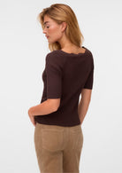 Vero Moda Pullover Donna Ida Marrone 10347338 Chocolate Torte VERO MODA 