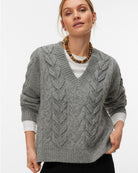 Maglione Donna Grigio 10347352 Medium Grey Melange VERO MODA 