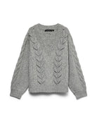 Maglione Donna Grigio 10347352 Medium Grey Melange VERO MODA 