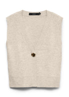 Vero Moda Gilet Donna Agueda Beige 10347996 Birch VERO MODA 