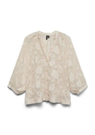  10348042 Oatmeal Flower VERO MODA 