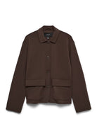 Vero Moda Giacca Donna Bellis Marrone 10348694 Chocolate Torte VERO MODA 