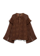 Vero Moda Top Donna Molly Marrone 10349178 Cocoa Brown Mico VERO MODA 