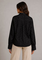 Vero Moda Camnicia Donna Ninna Nera 10349239 Black Black flock VERO MODA 