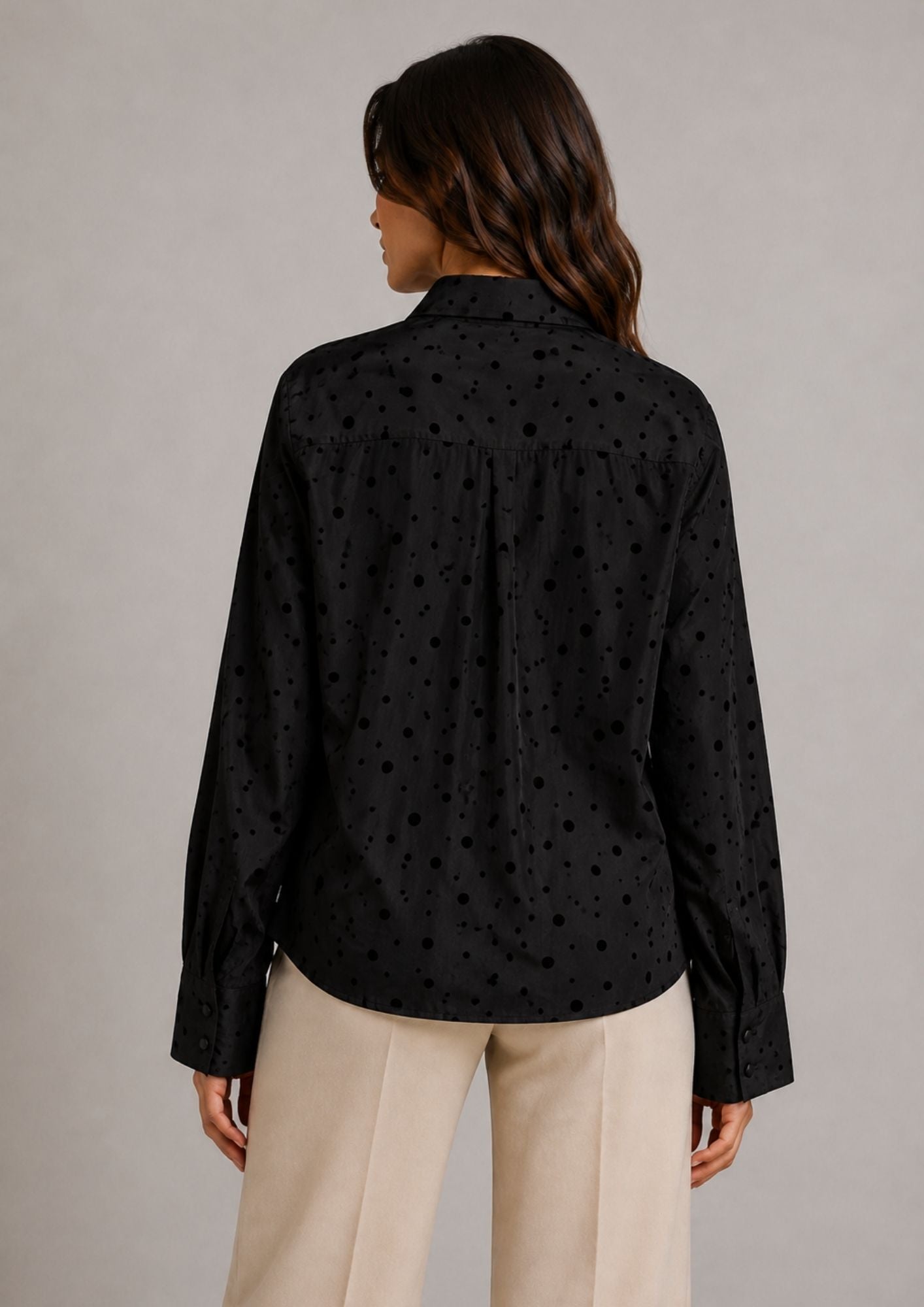 Vero Moda Camnicia Donna Ninna Nera 10349239 Black Black flock VERO MODA 